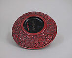 Box with cover, Cinnabar lacquer, China
