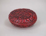 Box with cover, Cinnabar lacquer, China