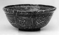 Bowl, Marblized stoneware (jiaotai ware), China