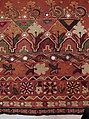 Valance, Cotton; linen, India