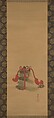 Tortoises and Crabs, Shibata Zeshin (Japanese, 1807–1891), Hanging scroll; ink on silk, Japan