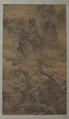 Spring Landscape with Plum Blossoms, Scholar and Deer, Xie Shichen  Chinese, Hanging scroll; ink and color on silk, China