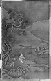 Travellers, Unidentified artist, Hanging scroll; on silk, China