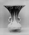 Vase, White porcelain decorated with blue under the glaze (Hirado ware), Japan