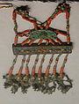 Pectoral, Silver and jade, Tibet