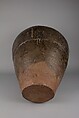 Storage Jar, Stoneware with relief decoration and brown glazes (Martaban ware), China