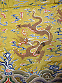 Valance, Silk, metallic thread;  on silk, China