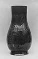Vase, Porcelain with glaze and designs in relief (Awaji ware), Japan