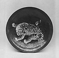 Plate, Porcelain covered with glaze, decoration in colors (Awaji ware), Japan