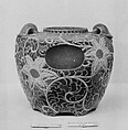 Clove boiler, Rakutozan Japanese, Faience decorated in enamels (Kyoto ware), Japan