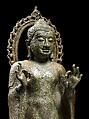 Buddha Preaching, Copper alloy, Central Thailand