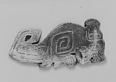 Pendant in the shape of a dragon, Jade (nephrite), China