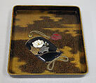 Writing Box, Lacquer, silver, slate, mother-of-pearl, Japan