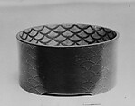 Bowl, Porcelain decorated all over with pattern in red and gold (Hizen ware, Kutani type), Japan