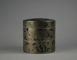 Tiered Box, Painted enamel on paktong (German silver), China