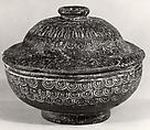 Bowl with Cover, Pottery, Korea