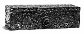 Sutra box, Gilt bronze, Japan