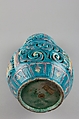 Double gourd bottle with immortals, Porcelain with openwork decoration and polychrome enamels (Jingdezhen fahua ware), China