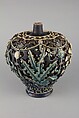 Openwork vase with plants, Stoneware with polychrome glazes (Fahua ware), China