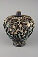 Openwork vase with plants, Stoneware with polychrome glazes (Fahua ware), China