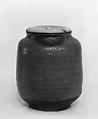 Tea jar, Ki Seto ware (yellow Seto), Japan