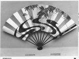 Fan, Paper and metal paint / Paint, Japan