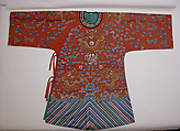 Court Robe, Silk, metallic thread on silk, China