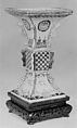 Vase (one of a pair), Porcelain painted in enamels on the biscuit (famille jaune), China