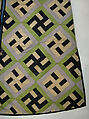 Theatrical vest for a female Buddhist priest, Silk thread embroidery on silk satin, China