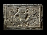 Socle for a Dharmachakrastambha (Wheel of the Law) Pillar with Squatting Lion-Headed Figures, Sandstone, Central Thailand