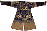 Court Robe, Silk, metallic thread on silk, China