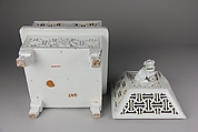 Incense burner, Porcelain with openwork decoration (Jingdezhen ware), China