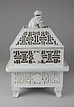 Incense burner, Porcelain with openwork decoration (Jingdezhen ware), China