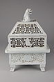 Incense burner, Porcelain with openwork decoration (Jingdezhen ware), China