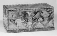Covered Box, Malachite, wood, China
