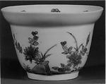 Cup, Porcelain painted in overglaze polychrome enamels (Arita ware, Kakiemon type), Japan