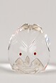 Netsuke of Rabbit, Crystal, wax, Japan