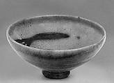 Bowl, Stoneware with blue glaze ("splashed Jun" ware), China
