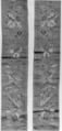 Sleeve Band, Silk, metallic thread;  on silk, China