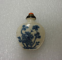 Snuff Bottle, Soft paste porcelain, China