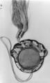 Watch Case with Floral Decoration, Satin with silk embroidery, China