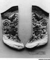 Child's Boot (one of a pair), Silk, China