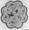 Medallion, Silk; on silk; bound with silk; bordered with silk, China