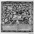 Rank Badge with Lion, Silk, metallic thread on silk, China