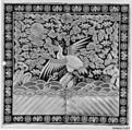 Rank Badge with Manchurian Crane
, Silk, metallic thread, China