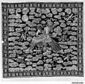 Rank Badge with Peacock
, Silk, metallic thread, China