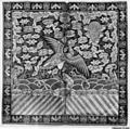 Rank Badge with Wild Goose, Silk, metallic thread on silk, China