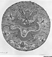 Medallion, Silk, metallic thread, China