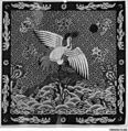 Rank Badge with Crane, Silk on silk, China