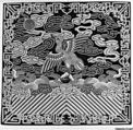 Rank Badge with Wild Goose, Silk on silk, China